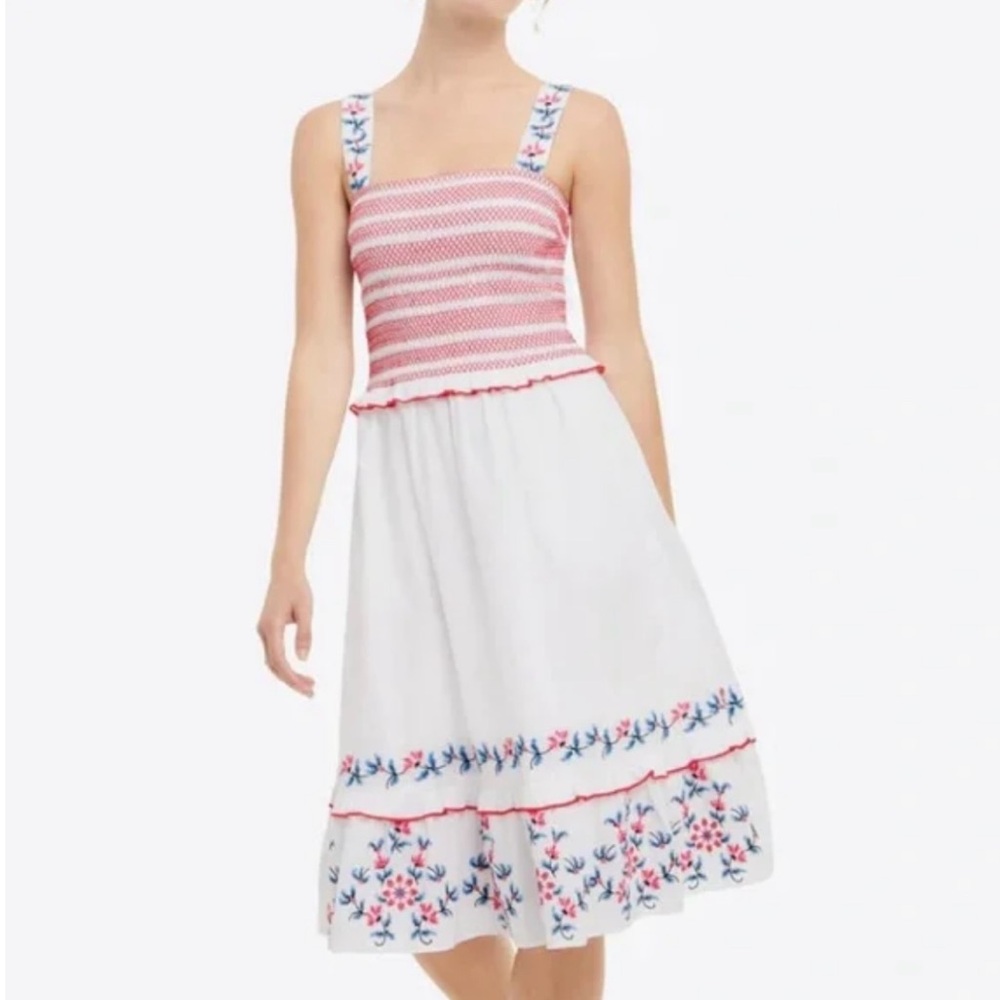 Draper James taylor smocked dress